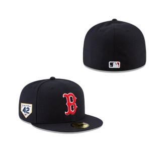 Boston Red Sox Jackie Robinson Day 2024 59FIFTY Fitted Hat