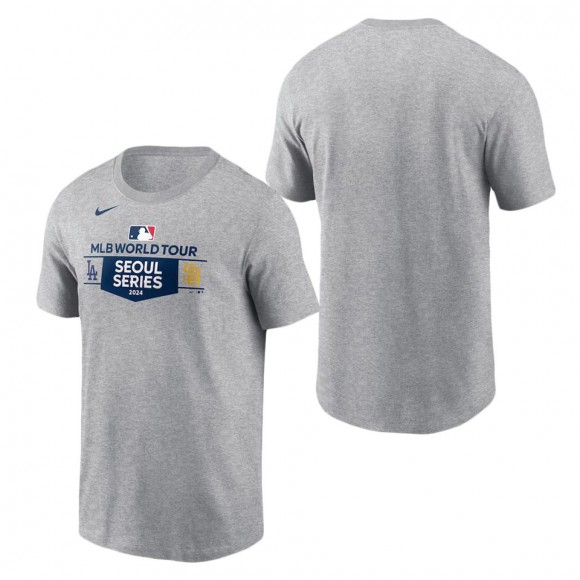 2024 MLB World Tour Seoul Series Heather Gray Matchup T-Shirt