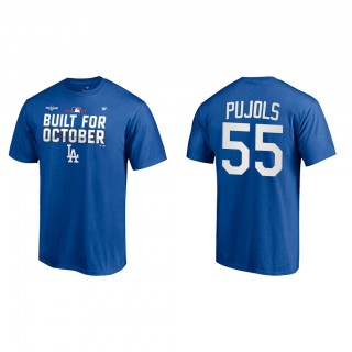 Albert Pujols Los Angeles Dodgers Royal 2021 Postseason Locker Room T-Shirt