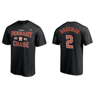 Alex Bregman Houston Astros Black 2021 Division Series Winner Locker Room T-Shirt