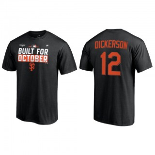 Alex Dickerson San Francisco Giants Black 2021 Postseason Locker Room T-Shirt