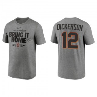 Alex Dickerson San Francisco Giants Gray 2021 Postseason Proving Grounds T-Shirt