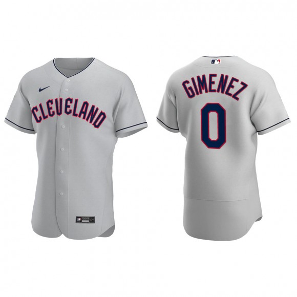 Andres Gimenez Cleveland Guardians Authentic Gray Jersey