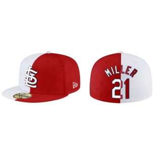 Andrew Miller Cardinals Red White Split 59FIFTY Hat