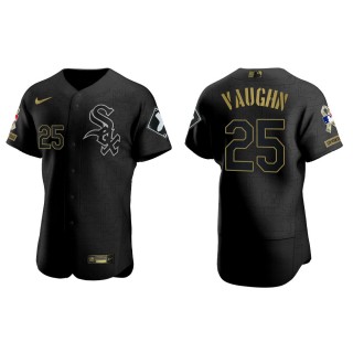 Andrew Vaughn Chicago White Sox Salute to Service Black Jersey