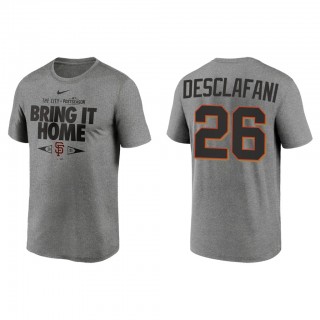 Anthony DeSclafani San Francisco Giants Gray 2021 Postseason Proving Grounds T-Shirt