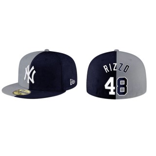 Anthony Rizzo New York Yankees Navy Gray Split Hat