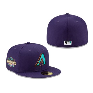 Diamondbacks Cooperstown Collection Turn Back The Clock 20th Anniversary 59FIFTY Fitted Hat Purple