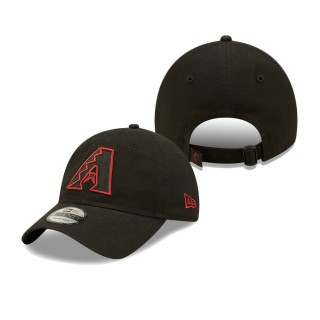 Arizona Diamondbacks Logo Core Classic 9TWENTY Adjustable Hat Black
