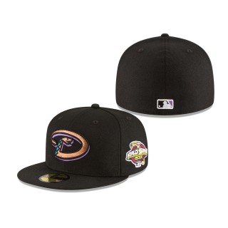 Diamondbacks Side Patch 2001 World Series 59FIFTY Fitted Hat Black