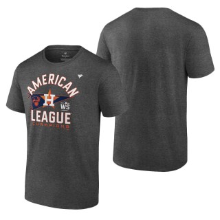 Men's Houston Astros Heathered Charcoal 2021 American League Champions Locker Room T-Shirt