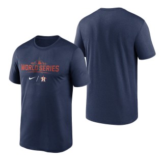 Men's Houston Astros Navy 2021 World Series Bound Authentic Collection Dugout T-Shirt