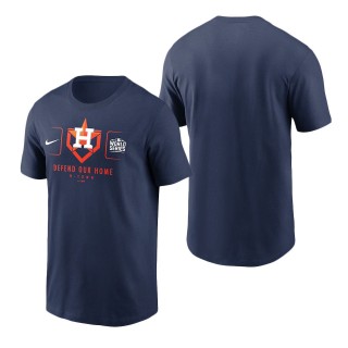 Men's Houston Astros Navy 2021 World Series Bound Home Pride T-Shirt