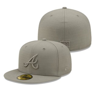 Atlanta Braves Color Pack 59FIFTY Fitted Cap Gray