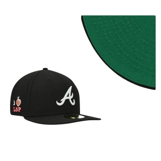Atlanta Braves Wish 59FIFTY Fitted Hat Black