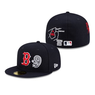 Boston Red Sox City Transit 59FIFTY Fitted Hat Navy