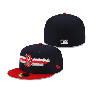 Boston Red Sox New Era Scribble 59FIFTY Fitted Hat