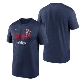 Boston Red Sox Nike Navy 2021 Postseason Dugout T-Shirt
