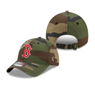 Boston Red Sox Woodland Core Classic 9TWENTY Adjustable Hat Camo