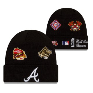 Atlanta Braves Champions Cuffed Knit Hat Black