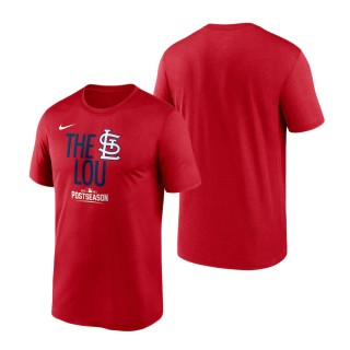 Cardinals Red 2021 Postseason Dugout T-Shirt
