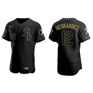 Cesar Hernandez Chicago White Sox Salute to Service Black Jersey