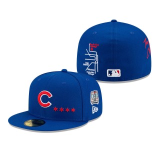 Chicago Cubs City Transit 59FIFTY Fitted Hat Royal