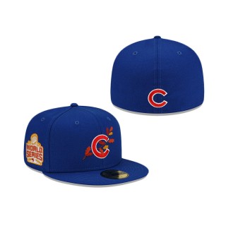 Men's Chicago Cubs Leafy Front 59FIFTY Fitted Hat