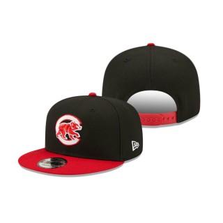 Chicago Cubs Color Pack 2-Tone 9FIFTY Snapback Hat Black Scarlet