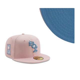 Chicago White Sox 1933 MLB All-Star Game Sky Undervisor 59FIFTY Fitted Hat Pink