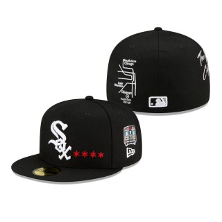 Chicago White Sox City Transit 59FIFTY Fitted Hat Black