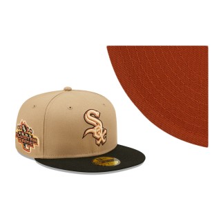 White Sox New Era 2003 MLB All-Star Game Camel 59FIFTY Fitted Hat Brown