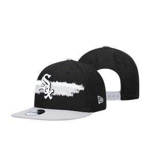Chicago White Sox Youth Scribble 9FIFTY Hat Black