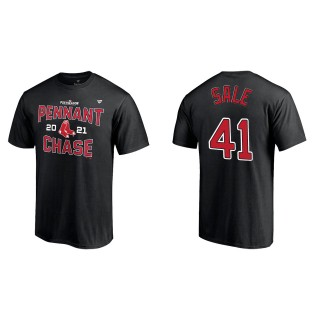 Chris Sale Boston Red Sox Black 2021 Division Series Winner Locker Room T-Shirt