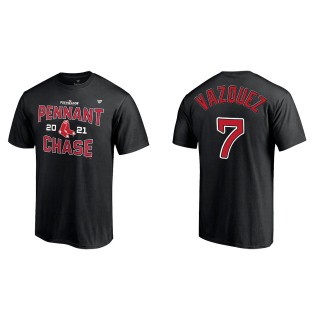 Christian Vazquez Boston Red Sox Black 2021 Division Series Winner Locker Room T-Shirt