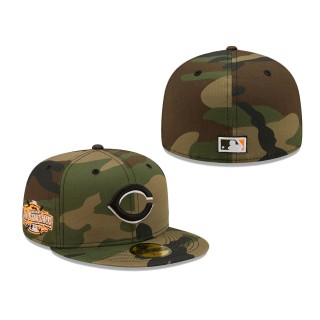 Reds 2015 MLB All-Star Game Flame Undervisor 59FIFTY Fitted Hat Camo
