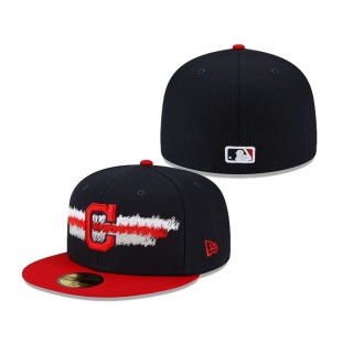 Cleveland Indians New Era Scribble 59FIFTY Fitted Hat