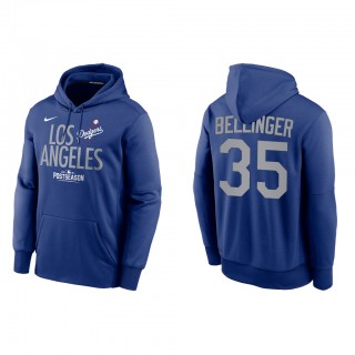 Cody Bellinger Los Angeles Dodgers Royal 2021 Postseason Authentic Collection Dugout Pullover Hoodie