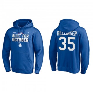 Cody Bellinger Los Angeles Dodgers Royal 2021 Postseason Locker Room Pullover Hoodie