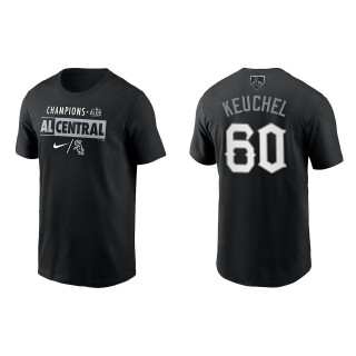 Dallas Keuchel White Sox Black 2021 AL Central Division Champions T-Shirt
