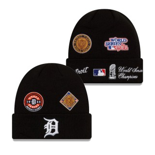 Detroit Tigers Champions Cuffed Knit Hat Black