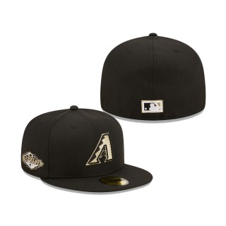 Arizona Diamondbacks 2011 All-Star Game Metallic Gold Undervisor 59FIFTY Fitted Hat Black