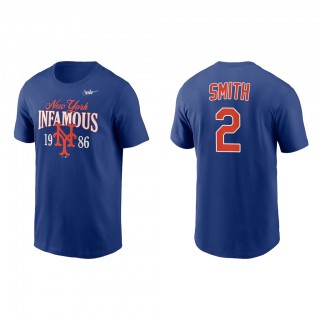 Dominic Smith New York Mets Royal 1986 World Series 35th Anniversary Infamous T-Shirt