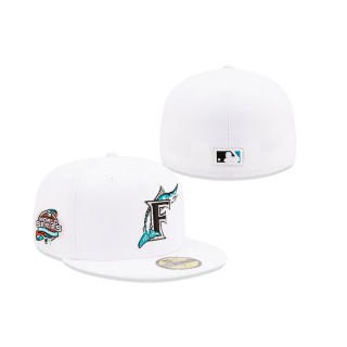 Florida Marlins 100th Anniversary World Series Undervisor 59FIFTY Fitted Hat White