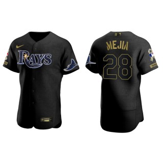 Francisco Mejia Tampa Bay Rays Salute to Service Black Jersey