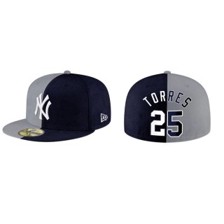 Gleyber Torres New York Yankees Navy Gray Split Hat
