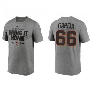 Jarlin Garcia San Francisco Giants Gray 2021 Postseason Proving Grounds T-Shirt