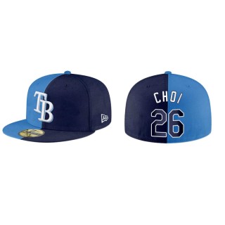 Ji-Man Choi Rays Blue Navy Split 59FIFTY Hat
