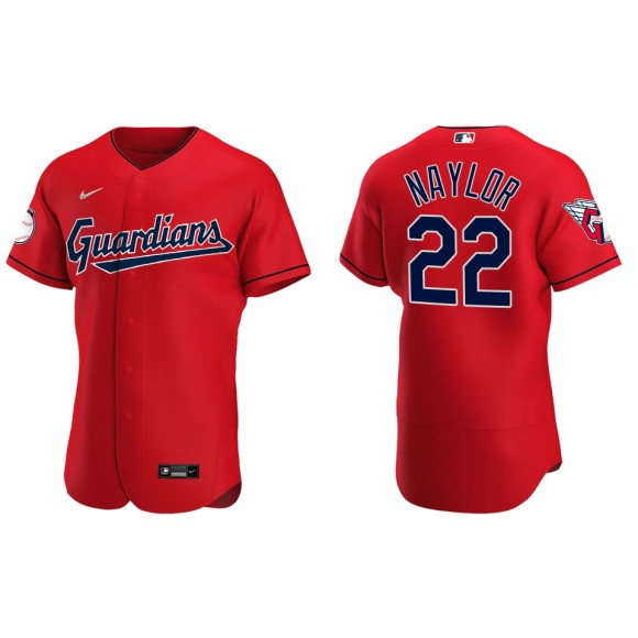 Josh Naylor Cleveland Guardians Authentic Alternate Red Jersey