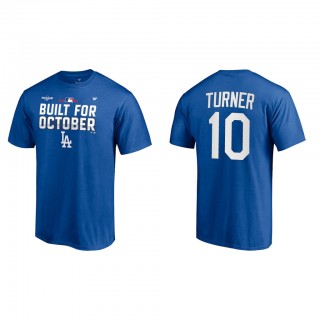 Justin Turner Los Angeles Dodgers Royal 2021 Postseason Locker Room T-Shirt